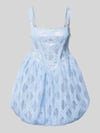 Amy Lynn Cocktailkleid mit Spitzenbesatz Modell 'Lisa' Hellblau