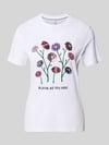 ONLY Slim Fit T-Shirt aus reiner Baumwolle Modell 'KITA' Weiss