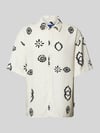 JACK & JONES Regular fit vrijetijdsoverhemd met 1/2-mouwen, model 'NOTO' Ecru