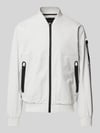 s.Oliver RED LABEL Regular Fit Blouson mit Stehkragen Hellgrau