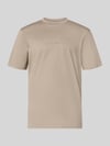 Emporio Armani Regular Fit T-Shirt mit Logo-Detail Hellgrau
