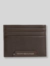 Tommy Hilfiger Portemonnaie aus echtem Rindsleder Modell 'CORP CC HOLDER' Dunkelbraun