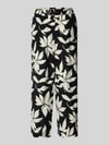 s.Oliver RED LABEL Wide leg culotte van viscosemix Zwart