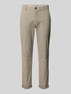 JACK & JONES Straight Fit Stoffhose aus Baumwoll-Mix Modell 'MARCO FURY' Oliv