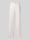 ANGELS Stoffen broek met persplooien, model 'Liz Jump' Beige