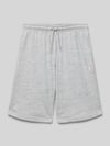 Champion Regular fit sweatshorts met logoprint Middengrijs gemêleerd