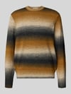 ONLY & SONS Regular Fit Strickpullover mit Baumwoll-Anteil Modell 'BERTIL' Mittelbraun