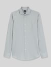 BOSS Slim Fit Businesshemd aus Baumwoll-Mix Modell 'HANK-SP' Gruen