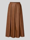 ZABAIONE Midirok met elastische band Cognac