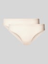Marc O'Polo slim fit slip met extra subtiele naden in set van 2 Beige
