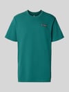 Under Armour T-shirt krój regular fit z aplikacją logo Petrol