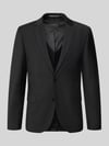 bugatti Regular Fit 2-Knopf-Sakko mit Pattentaschen Black