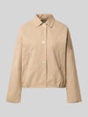 White Label Blouson aus reiner Baumwolle Cognac