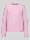 PIECES Regular Fit Pullover mit Woll-Anteil Modell 'ALLY' Rosa