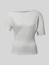 ONLY Regular Fit T-Shirt mit Viskose-Anteil Modell 'SILLY' Hellgrau Melange