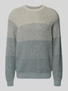 ONLY & SONS Relaxed Fit Strickpullover aus reiner Baumwolle Modell 'BIRK' Hellblau