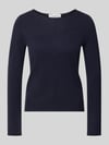 Christian Berg Woman Regular Fit Strickpullover aus reinem Kaschmir Dunkelblau