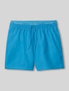 Calvin Klein Underwear Badeshorts mit Logo Bund Jeansblau