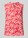 ZABAIONE regular fit blousetop van viscose model 'Iv44anka' Koraal