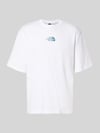The North Face Oversized T-shirt z logo i okrągłym dekoltem Biały
