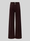 Marc O'Polo DENIM Wide Leg Cordhose aus Baumwoll-Mix Modell 'Tomma' Dunkelbraun