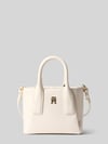 Tommy Hilfiger Henkeltasche in Lederoptik Offwhite