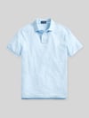 Polo Ralph Lauren Slim Fit Poloshirt aus reiner Baumwolle Hellblau