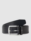 Tommy Hilfiger Ledergürtel mit Logo-Applikation Black