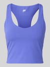Fabletics Top w kroju slim fit z wbudowanym biustonoszem model 'Anywhere' Niebieski