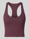 Fabletics Cropped Top mit integrierten Cups Bordeaux
