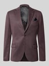 Zuitable Slim Fit Sakko mit Lyocell-Anteil Modell 'Nick' Aubergine