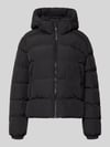 Superdry Regular Fit Jacke in Stepp-Optik Black