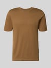 MCNEAL Regular Fit T-Shirt mit Rundhalsausschnitt Hellbraun