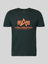Alpha Industries T-Shirt mit Label-Detail Modell 'BASIC' Bottle