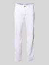 Brax Regular Fit Stoffhose aus Baumwoll-Leinen-Mix Modell 'CADIZ' Weiss