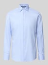 Christian Berg Men Regular Fit Business-Hemd mit Kentkragen Bleu