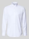 Christian Berg Men Regular Fit Business-Hemd mit Kentkragen Weiss