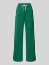 Polo Ralph Lauren Wide Leg Sweathose aus Baumwoll-Mix mit Logo-Stitching Gruen