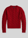 Polo Ralph Lauren Pullover aus Woll-Kaschmir-Mix Dunkelrot Melange