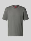 HUGO Regular Fit T-Shirt aus reiner Baumwolle Modell 'DAPOLINO' Mittelgrau