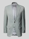 Pierre Cardin slim fit 2-knoops colbert met klepzakken model 'Grant' Rietgroen