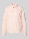 GANT Regular Fit Bluse mit Label-Stitching Modell 'ONEBUY' Rosa