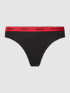 HUGO String mit elastischem Label-Bund Modell 'Carousel' Rot