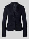 Marc Cain Slim Fit Blazer aus Viskose-Mix Marine