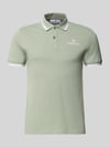 Sergio Tacchini Slim Fit Poloshirt mit Logo-Stitching Modell 'Reed' Mint