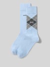 BOSS Socken aus Baumwoll-Mix im 2er-Pack Modell 'ARGYLE' Hellblau