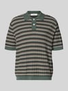 Selected Regular Fit Poloshirt aus Baumwoll-Strick Modell 'DANE' Dunkelgruen