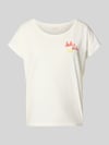 Christian Berg Woman Pyjama-Oberteil mit Motiv Offwhite