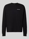 PEGADOR Oversized Sweatshirt mit Logo-Stitching Modell 'Rusk' Black