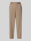 CAMBIO Stoffen broek in verkorte pasvorm Model 'ELENA' Taupe